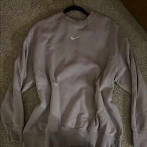 Nike purple gray crewneck